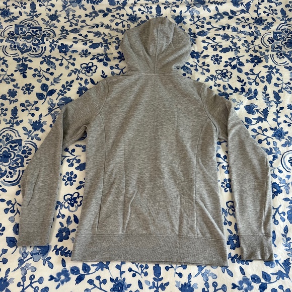 Women's North Face Light Gray Heather Urban Navy Trivet Pullover Hoodie Size S - Picture 10 of 15